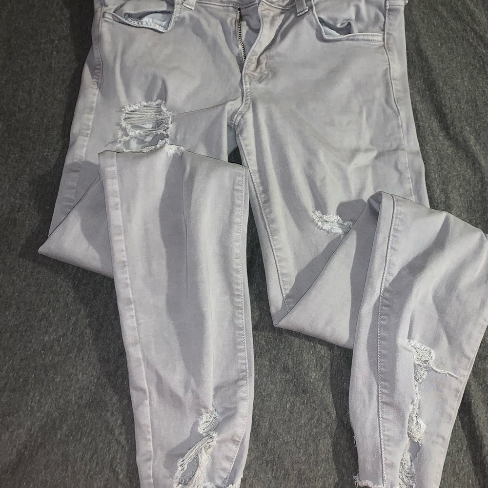American Eagle ripped jeans
